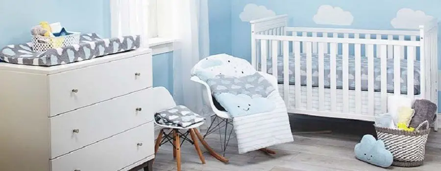 Add a Wood Accent Wall In Baby Nursery