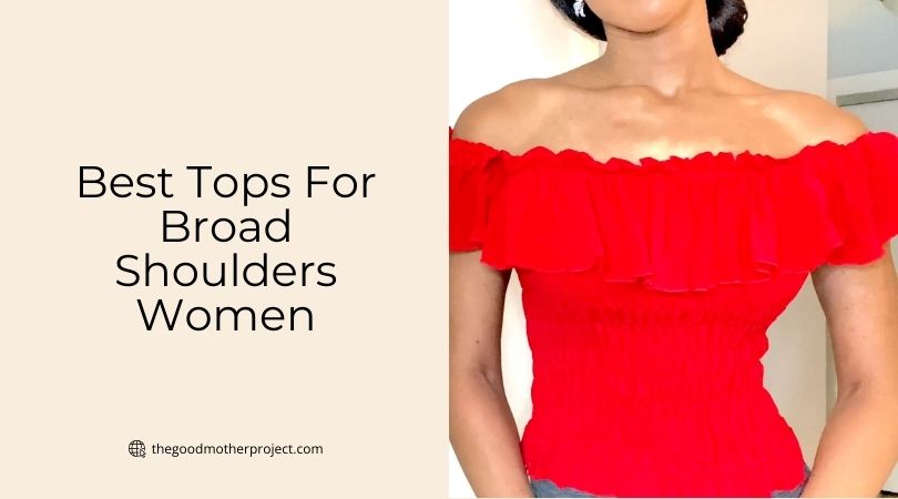 best tops for broad shoulders women